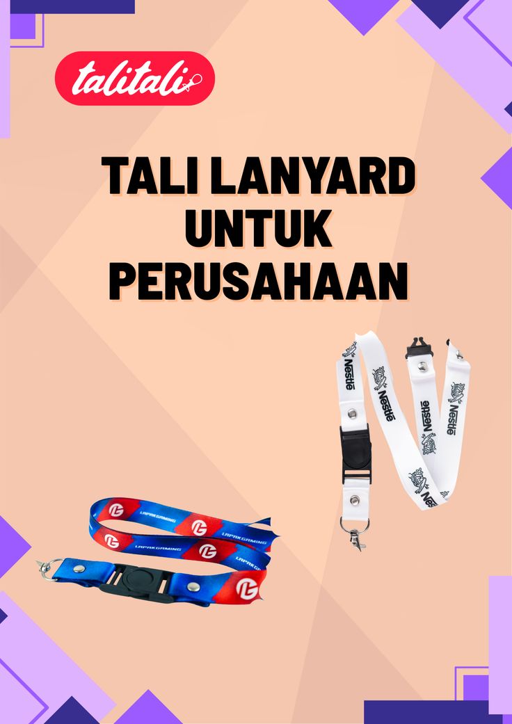 Tali Lanyard Perusahaan Lampung Custom Murah Berkualitas